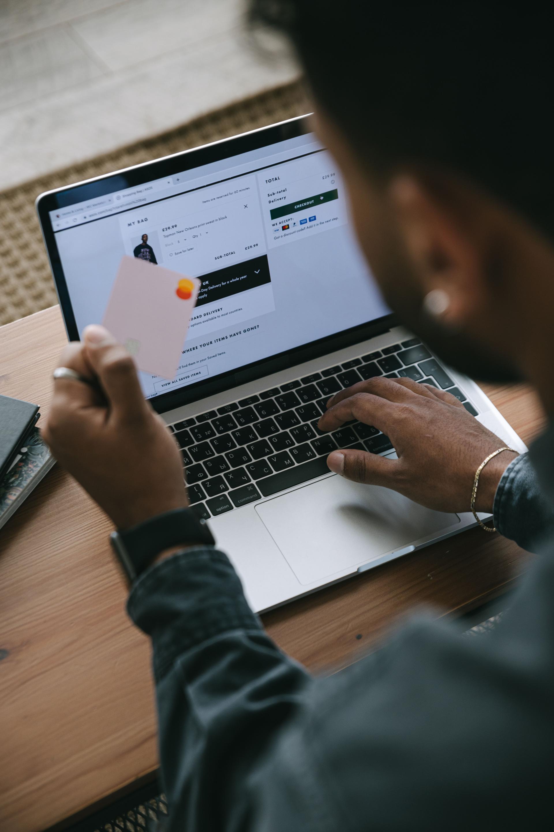 E-commerce professional working on online store operations