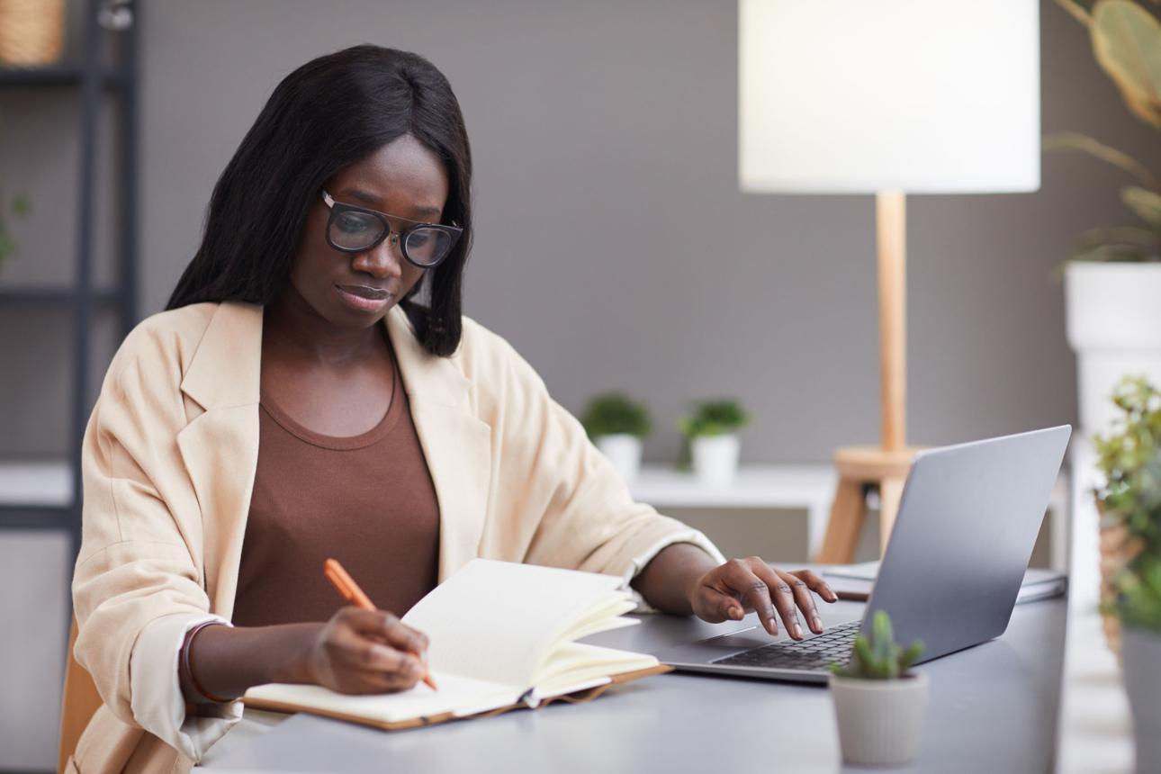 AfricAssist team member providing professional business support